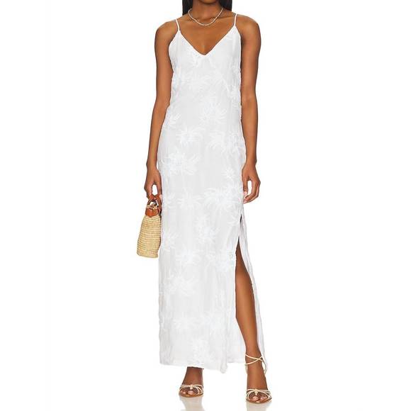 NEW RAG & BONE larissa embroidered slip dress in white - Picture 1 of 3